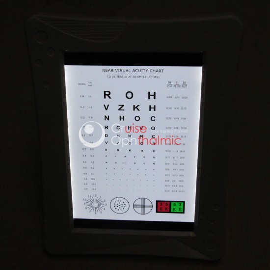 Near Vision Tester LED Back Lighting