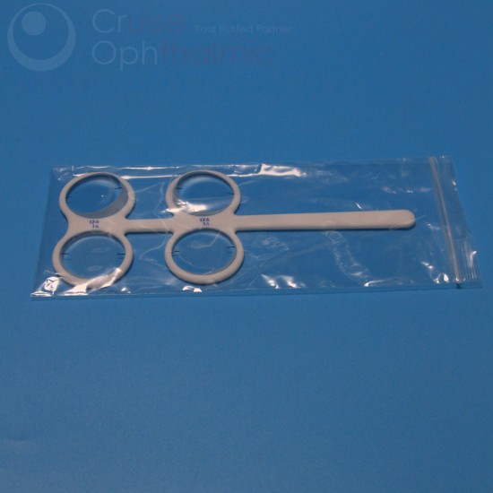 Fixed Plastic Optometry Prism Flipper Accommodative Flipper