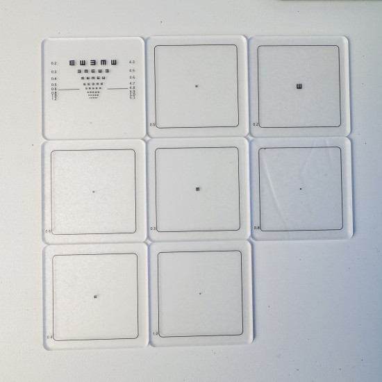 Desktop Forehead Lighting Vision Chart
