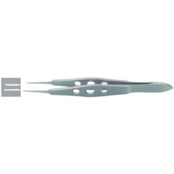 TISSUE FORCEPS(Straight shafts with delicate 0.12mm 1x2 teeth)