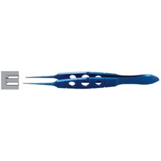 TISSUE FORCEPS(Straight shafts with delicate 0.3mm 1x2 teeth)