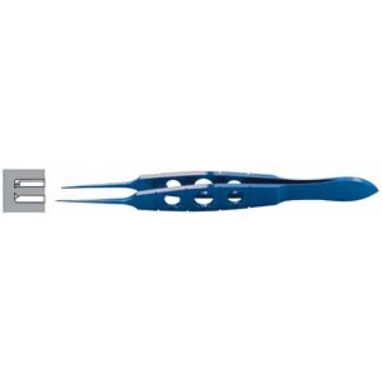 TISSUE FORCEPS(Straight shafts with delicate 0.12mm 1x2 teeth)