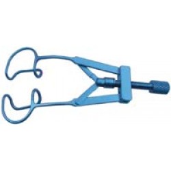 KERSHNER EYE SPECULUM (open blades for nasal and temporal placement)